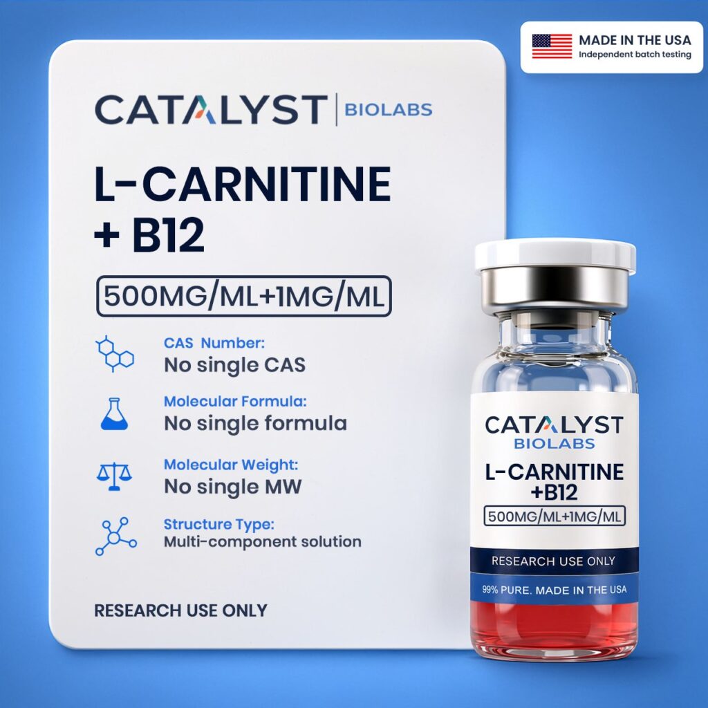 L-CARNITINE 500 mg/mL + VITAMIN B12 1 mg/mL - 30ml